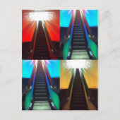 Escalator-Briefkaart Briefkaart (Voorkant)