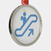 Escalator, geen trap metalen ornament (Rechts)