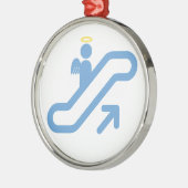 Escalator, geen trap metalen ornament (Links)