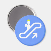 Escalator naar de hemel! magneet (Voorkant / Achterkant)
