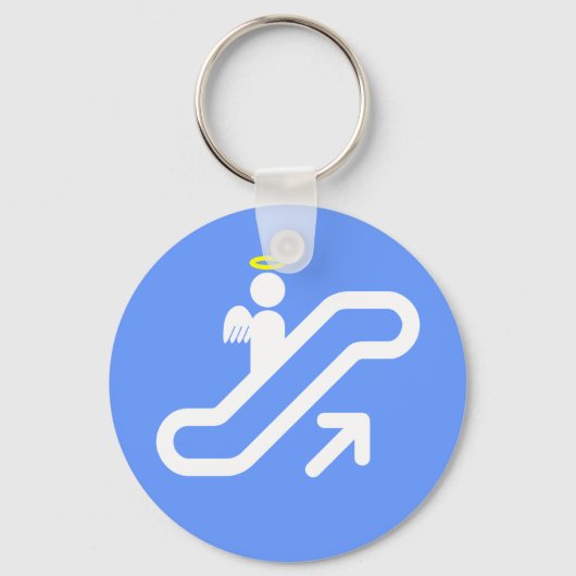 Escalator naar de hemel! sleutelhanger (Voorkant)