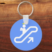 Escalator naar de hemel! sleutelhanger (Voorkant)