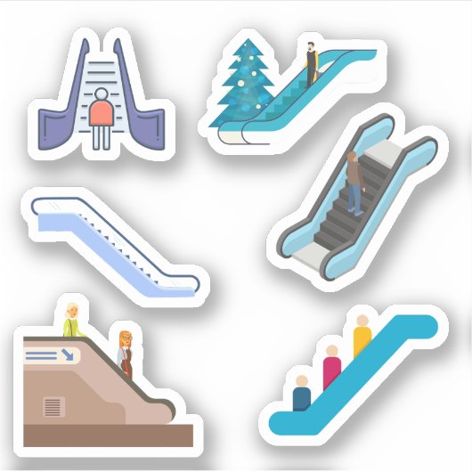 Escalator Stickers (Voorkant)