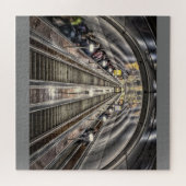 Escalator van metro-Stairs Legpuzzel (Horizontaal)