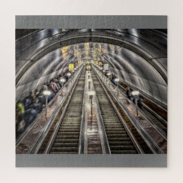 Escalator van metro-Stairs Legpuzzel