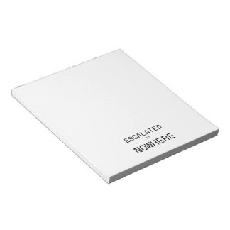 Escaleerde naar Nergens Minimalistische Dagelijkse Notitieblok