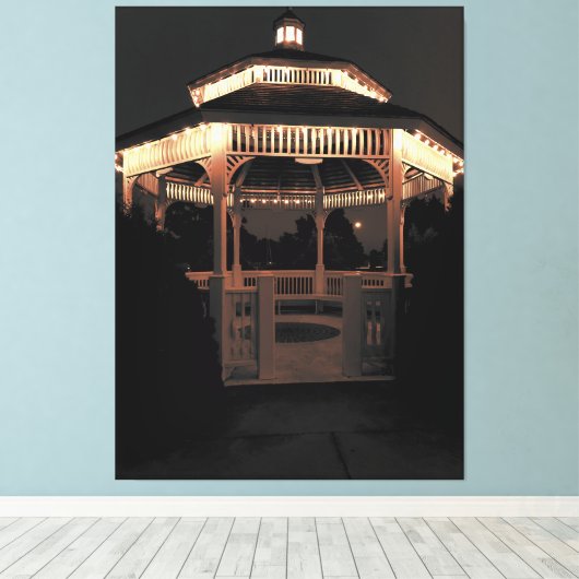 Escanaba in de moonlight canvas (Insitu (Houten vloer))