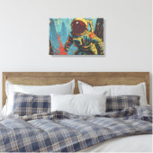 ESCAPE-2 CANVAS AFDRUK (Insitu (Slaapkamer))
