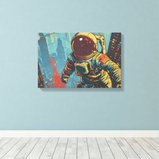 ESCAPE-2 CANVAS AFDRUK (Insitu (Houten vloer))