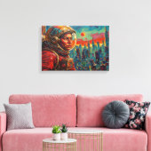 ESCAPE-7 CANVAS AFDRUK (Insitu (Woonkamer))