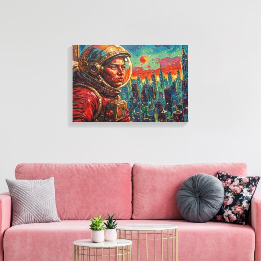 ESCAPE-7 CANVAS AFDRUK (Insitu (Woonkamer))