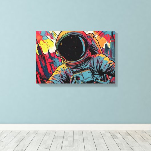 ESCAPE-8A CANVAS AFDRUK (Insitu (Houten vloer))