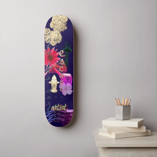 Escape Artist Persoonlijk Skateboard (Muurkunst)