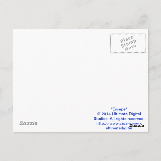Escape Briefkaart (Achterkant)