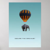ESCAPE DE GEWONE | POSTER ELEPHANT (Voorkant)