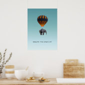 ESCAPE DE GEWONE | POSTER ELEPHANT (Keuken)
