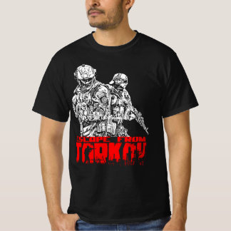 Escape from Tarkov White and Red T-shirt