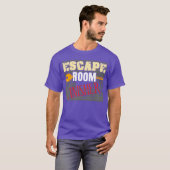 Escape Game Afsluiter Escape Kamer grappig T-shirt (Voorkant volledig)