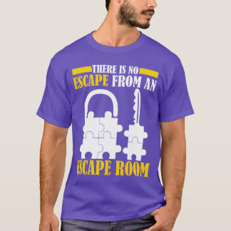 Escape Game Escape Room grappig T-shirt