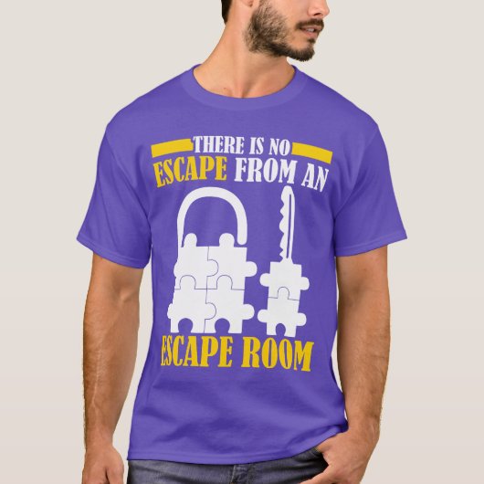 Escape Game Escape Room grappig T-shirt (Voorkant)