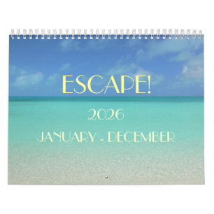 "ESCAPE" KALENDER 2026/ LUCHT/ZEE/ZON KALENDER