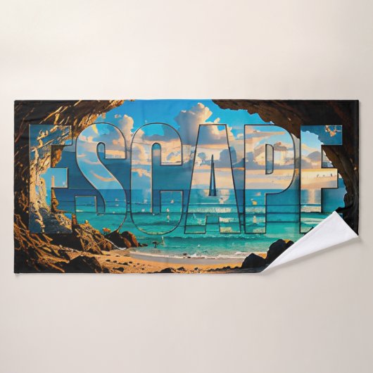 Escape Luxe Tropisch Resort Badhanddoek (Badhanddoek)