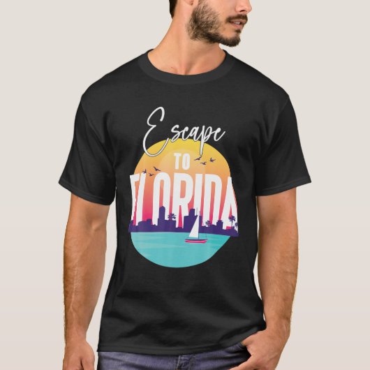 Escape naar Florida T-shirt (Voorkant)