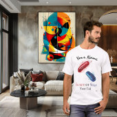 Escape or Stay - Red and Blue Pill Cyberpunk Art T-shirt