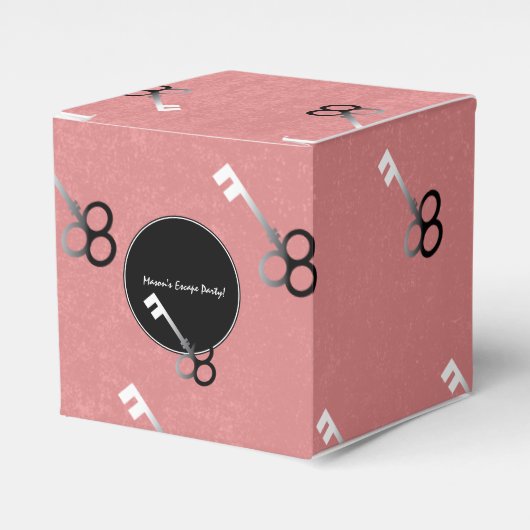 Escape Party Girls Birthday Favor Snoep Box Bedankdoosjes (Voorkant Zijde)