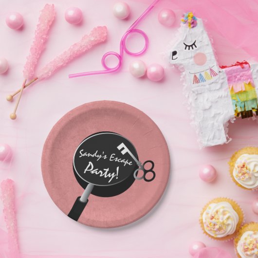 Escape Party Girls Supplies Papieren Bordje (Feest)