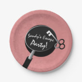 Escape Party Girls Supplies Papieren Bordje (Voorkant)
