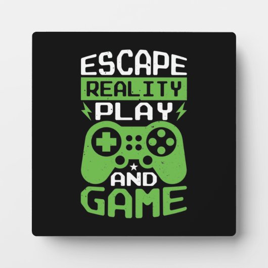 Escape Reality and Game - Video Gamer, games Fotoplaat (Voorkant)