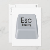 Escape Reality Briefkaart (Voorkant / Achterkant)