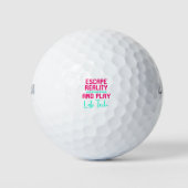 Escape Reality en Play Lab Tech Fun Gift Golfballen (Voorkant)