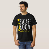 Escape Room Addicate Puzzle Solver Adventure T-shirt (Voorkant volledig)
