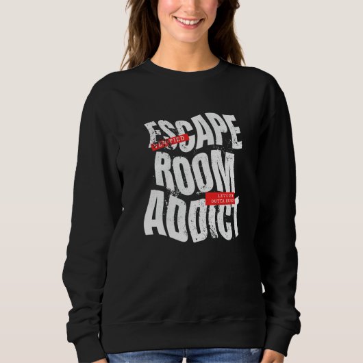 Escape Room Addict Urban Style Trui (Voorkant)