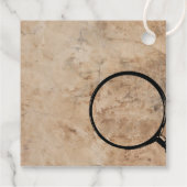 Escape Room Birthday Party Bedankt Bedankjes Labels (Achterkant)