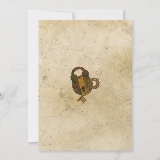 Escape Room Birthday Uitnodiging (Achterkant)