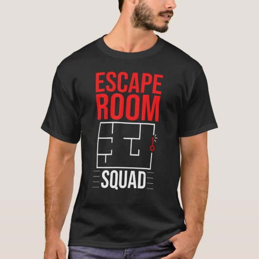 Escape Room Game Exit Puzzle Boxes Board Horror 3 T-shirt (Voorkant)