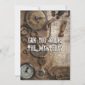 Escape Room Game Persoonlijke Birthday Party Kaart (Voorkant)