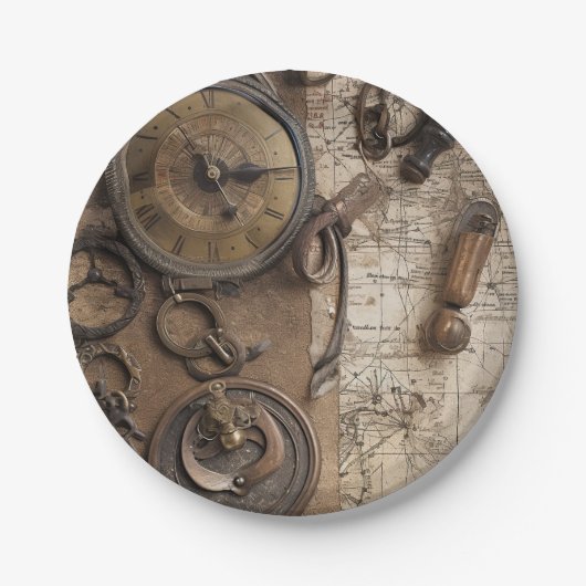 Escape Room Game Verjaardagsfeest Papieren Bordje (Voorkant)