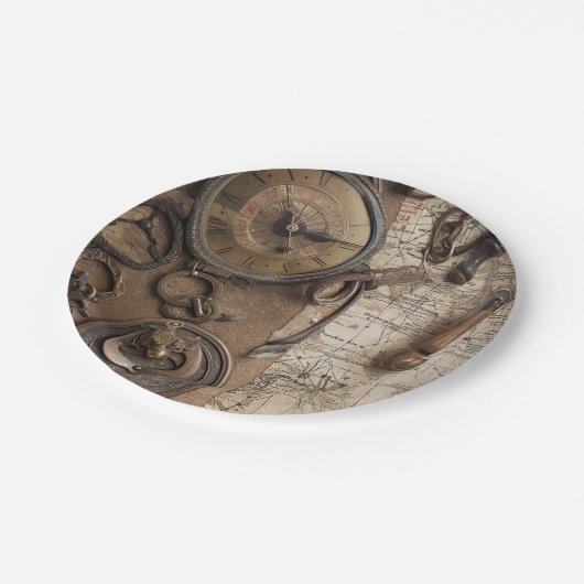 Escape Room Game Verjaardagsfeest Papieren Bordje (Gekanteld)