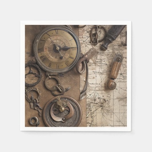 Escape Room Game Verjaardagsfeest Servet (Voorkant)