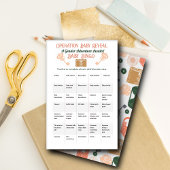 Escape Room Gender Reveal Baby Bingo Flyer