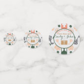 Escape Room Gender Reveal Baby shower Confetti (Voorkanten)