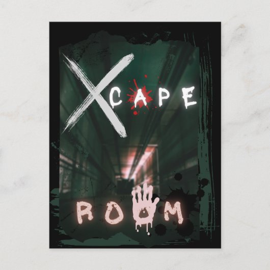 Escape Room Hidden Enigma Briefkaart (Voorkant)