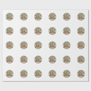 Escape Room Kat Escape Room Kat Vintage Vector Kun Cadeaupapier