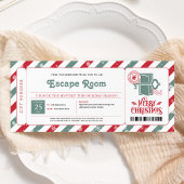 Escape Room Kerstcadeaubon Kaart