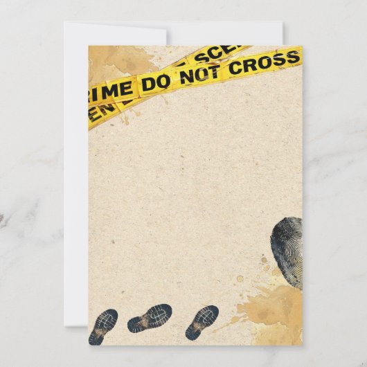 Escape Room Kids Verjaardag Uitnodiging (Achterkant)