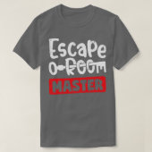 Escape Room Master Game Player-code T-shirt (Design voorkant)